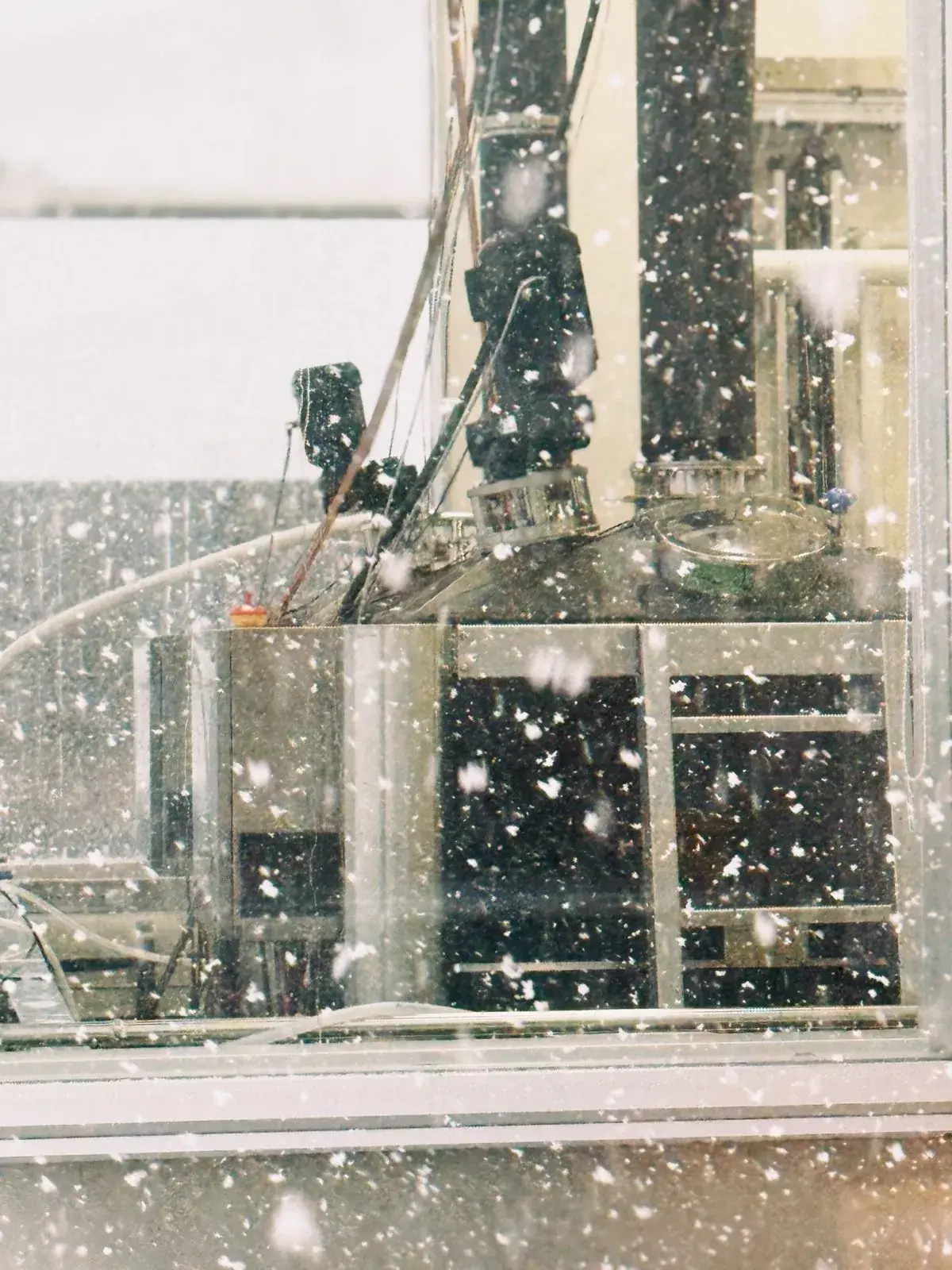 Tankyu Distillery whisky production facility in winter, Higashikawa, Hokkaido